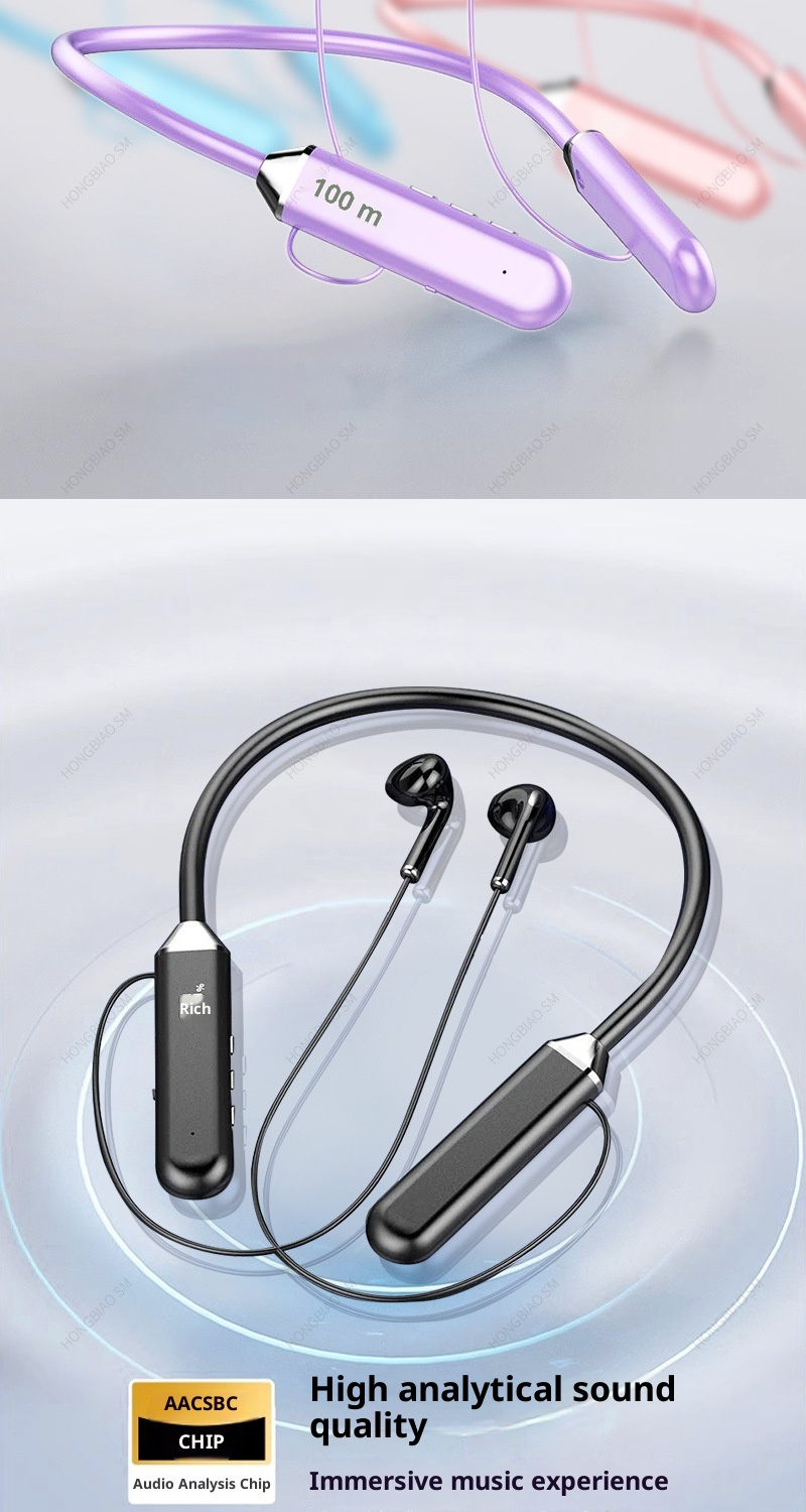 3c Bluetooth-Kopfhörer für Huawei und Xiaomi – Neues Sportmodell mit Geräuschunterdrückung, Nackenbügel und extrem langer Standby-Zeit_voghion.com