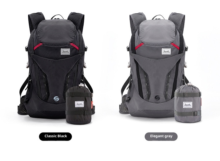 ActiveGo Ultraleichter, professioneller, faltbarer, wasserdichter Trekking- und Reiserucksack für Herren mit großem Fassungsvermögen_voghion.com