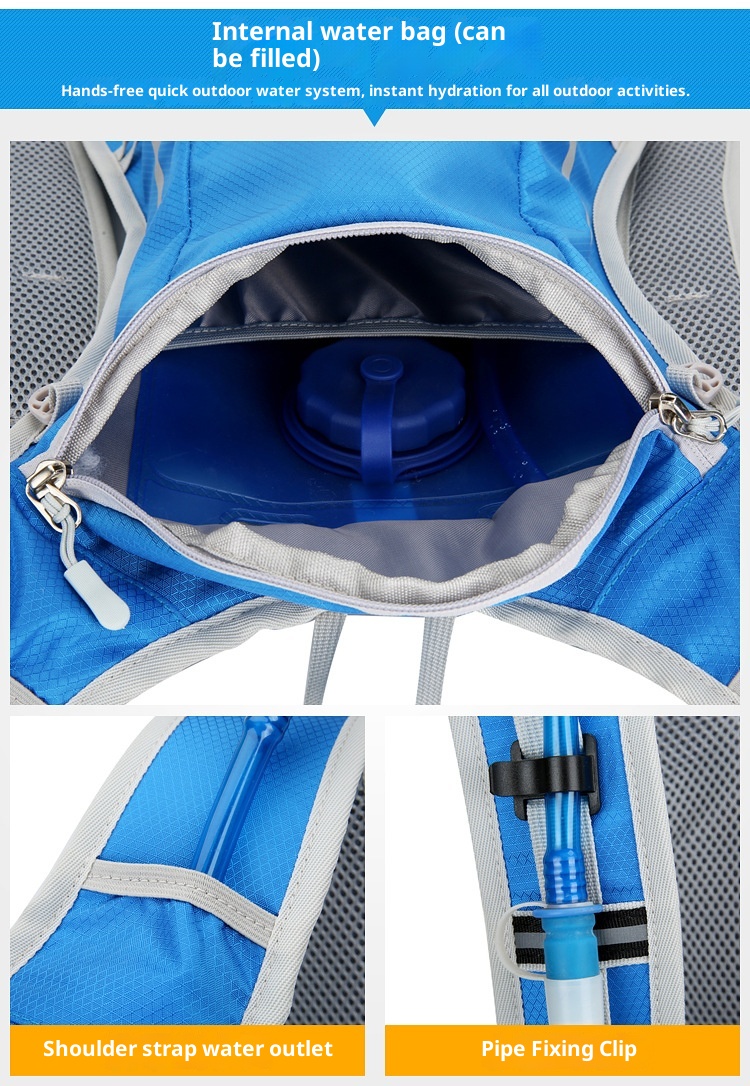 ActiveGo Outdoor Folding Travel Water-Resistant Storage Sports Cycling Large Capacity Reflective Strip Multi-Functional Men's_voghion.com