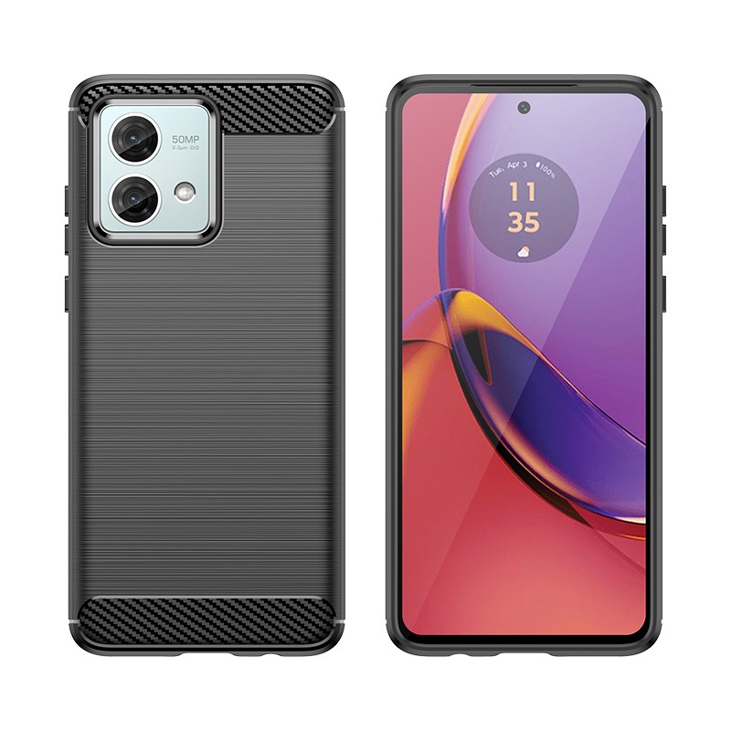 TechGlobe Compatible Moto G84 Phone Case Protective Cover G64 Silicone Brushed G54 Power Edition Full Coverage Anti-drop_voghion.com