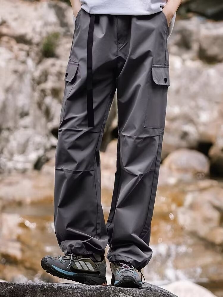 001 Pantaloni da trekking da uomo, impermeabili, antivento, funzionali, da lavoro, da sci, da paracadutista, stile retrò americano, primavera-autunno_voghion.com