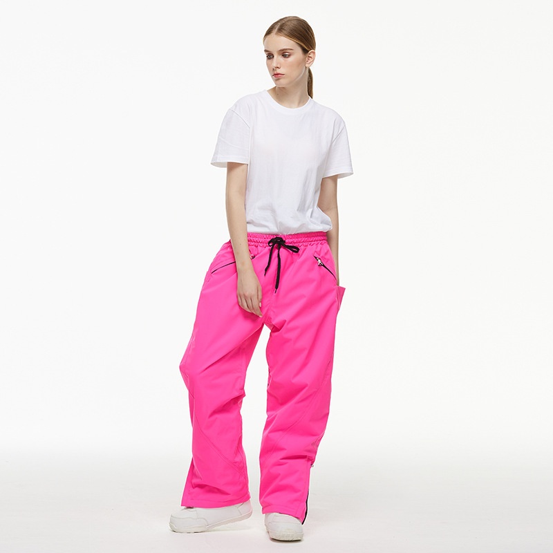 001 Nieuwe Heren Dames Winter Outdoor Waterdichte Warme Verdikte Snowboard Losse Versie Skibroek_voghion.com