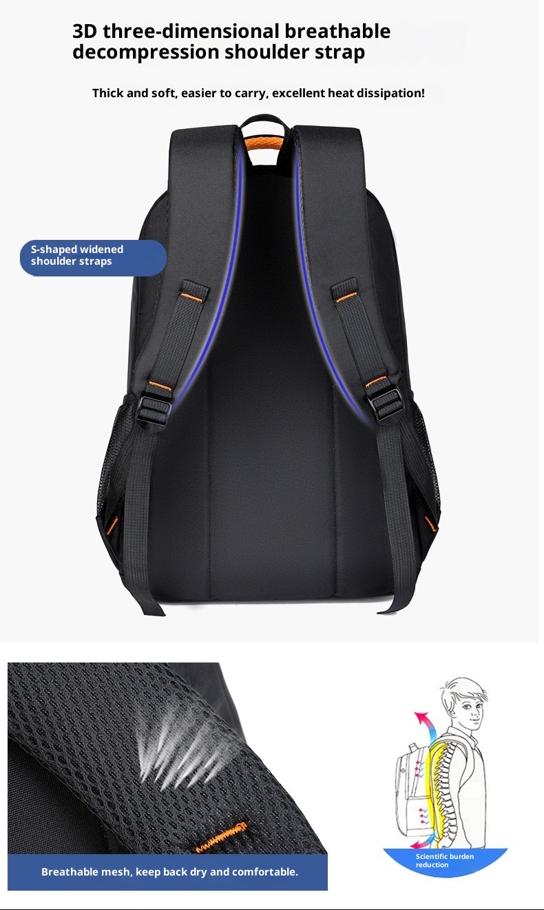 Zaino da viaggio ActiveGo da uomo e da donna, per laptop da lavoro di grande capacità, per studenti delle scuole superiori e medie_voghion.com