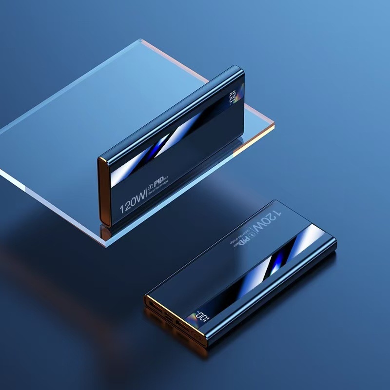 techglobe 3C Certified 120W Fast Charging 20000mAh Bank Large Capacity Portable Mobile Power Supply Gift Wholesale Digital Display_voghion.com