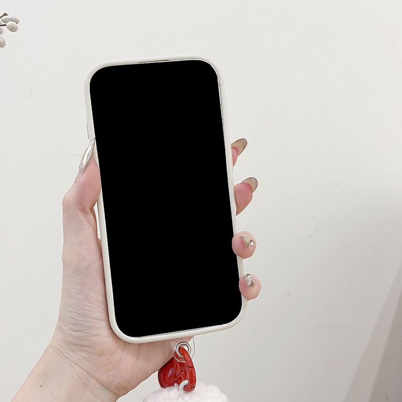 TechGlobe Ins Girl Handyhülle mit roten Punkten und Schleife, passend für iPhone 16 Pro Max und iPhone 13 (neues Modell 12/15)_voghion.com