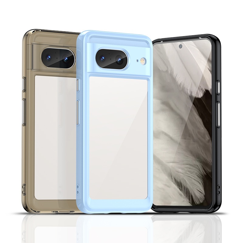 TechGlobe Compatible With 8 Phone Case Pixel 7A Pro Google 7 Colorful Full Coverage Shockproof Protection_voghion.com