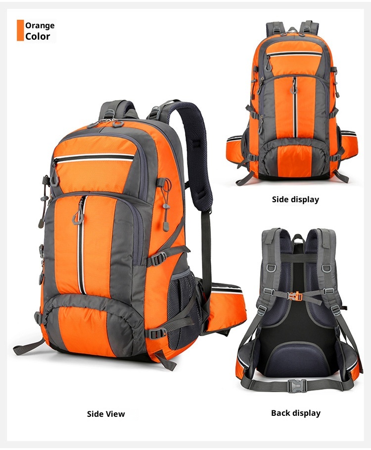 Sac à dos ActiveGo Outdoor Bag grande capacité pour la randonnée, homme, imperméable, idéal pour les voyages et les sports tout-terrain, léger et respirant._voghion.com