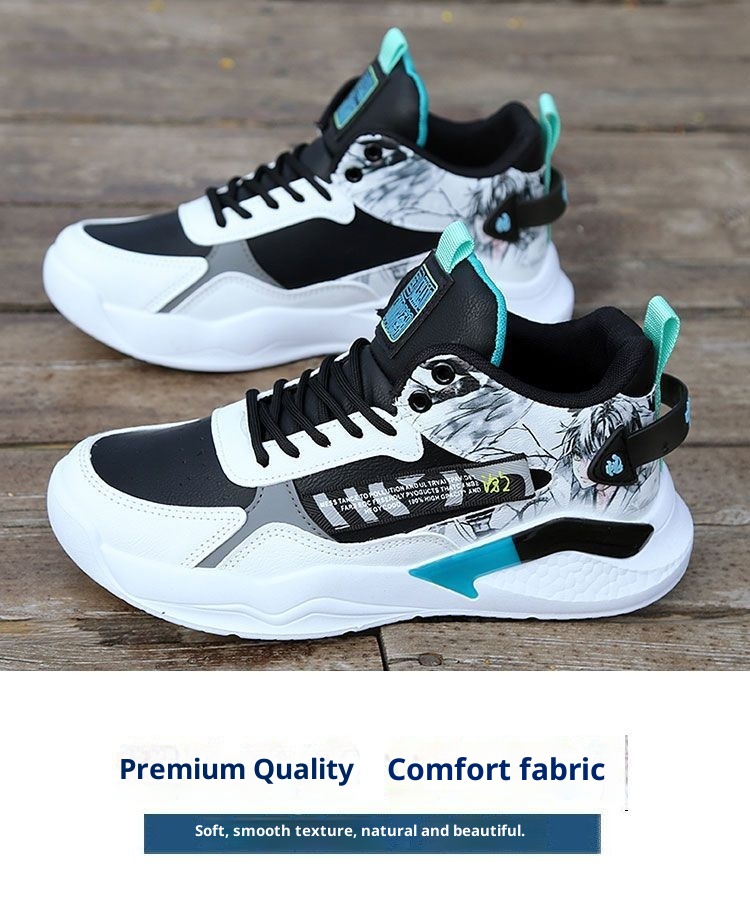 ShoeGlobe Autumn Winter New Sports Cotton Waterproof Casual Men's Lightweight Soft Sole Student Youth Running Shoes Sneakers_voghion.com
