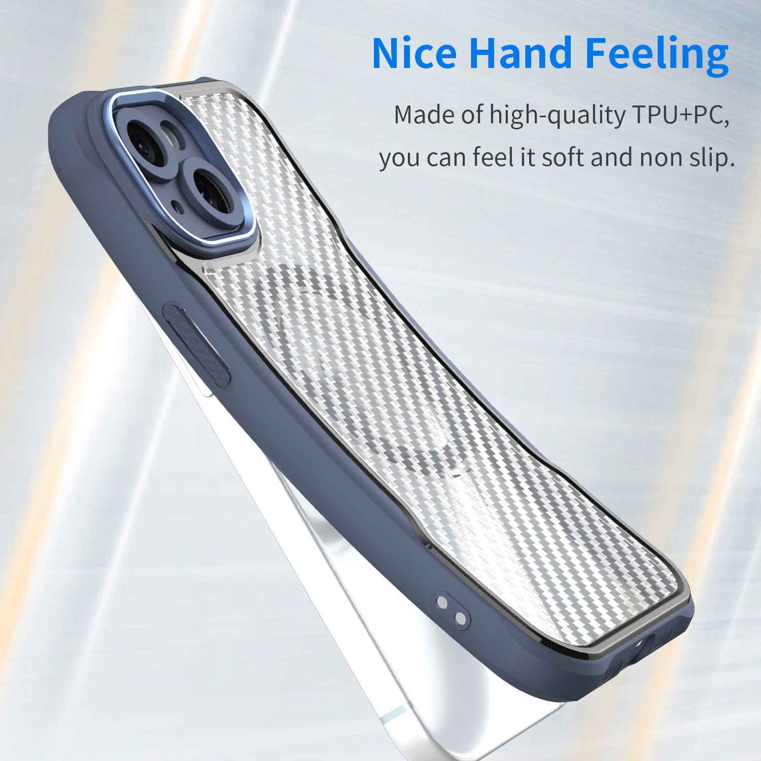 TechGlobe Kompatible Magnethülle für iPhone 15 Pro Max – Präzisions-Aussparungen, vollständige Abdeckung, PC-Doppelhülle_voghion.com