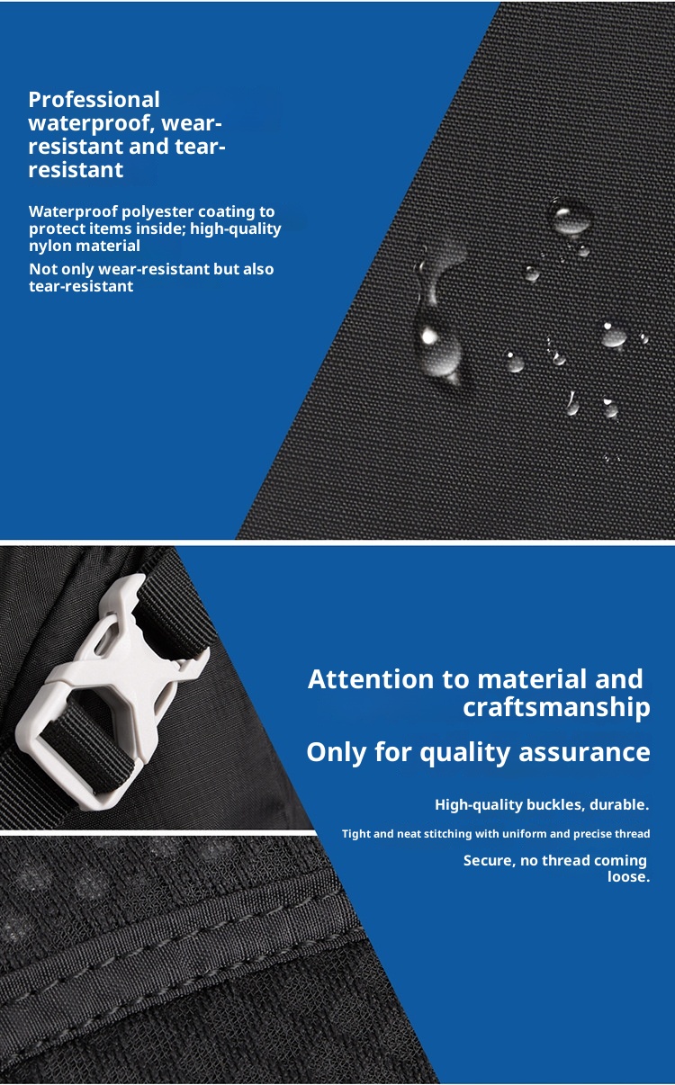 ActiveGo Ultraleichter, professioneller, faltbarer, wasserdichter Trekking- und Reiserucksack für Herren mit großem Fassungsvermögen_voghion.com