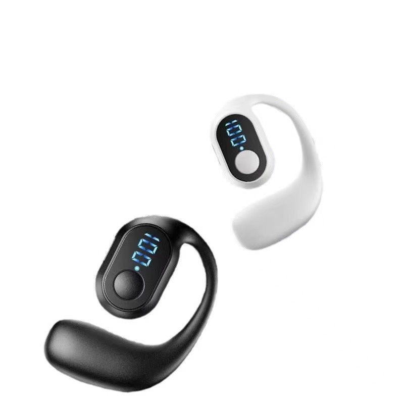 3c OWS Bluetooth Earphones With Digital Display, Long Battery Life, Low Latency, Non-In-Ear, Over-Ear, Bone Conduction, Not_voghion.com