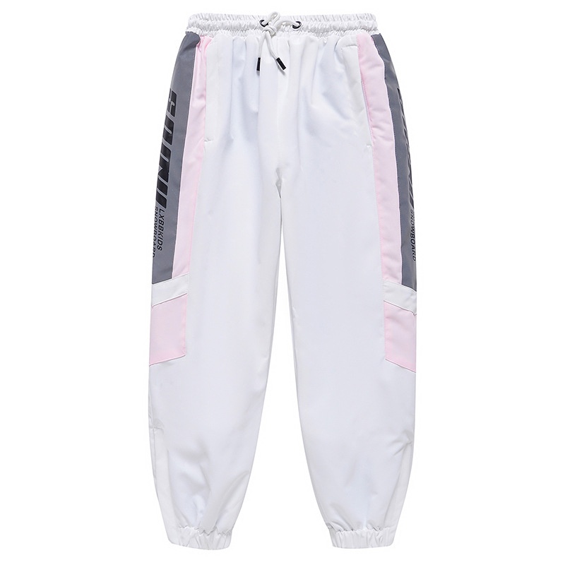 001 Pantaloni da sci e da neve con risvolto, spessi, impermeabili, caldi e antivento, per bambini e bambine, invernali_voghion.com