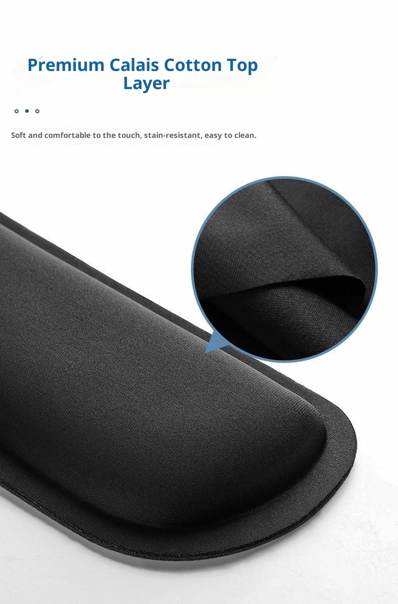 3c Mouse Memory Foam Wrist Rest For Computer Laptop Gaming Office E-sports Small Size With Hand Support Pad_voghion.com