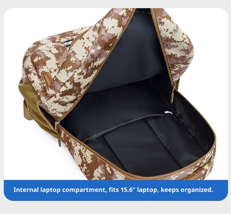 ActiveGo Hiking Casual Backpack For Men, Large Capacity, Lightweight Camouflage Sports Climbing Backpack, Outdoor Camping_voghion.com