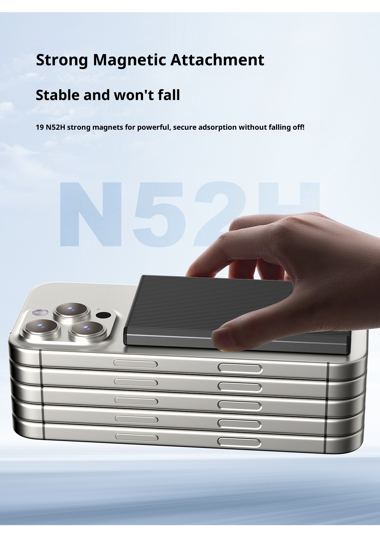 techglobe New Ultra-Thin Magnetic Wireless Power Bank PD20W Two-Way Fast Charging 5000/10000mAh Wholesale_voghion.com