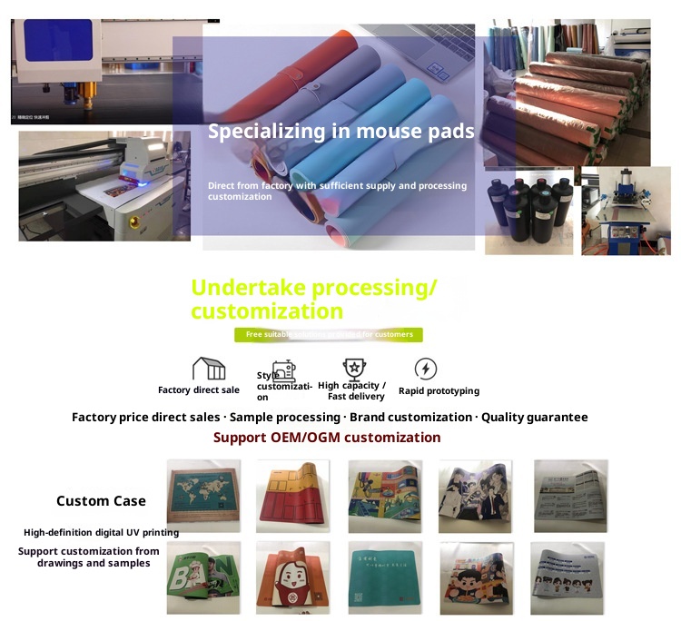 3c Manufacturer In Stock Cross-Border Leather Mouse Large Waterproof Office Desk Mat Student Writing Pad With Logo_voghion.com