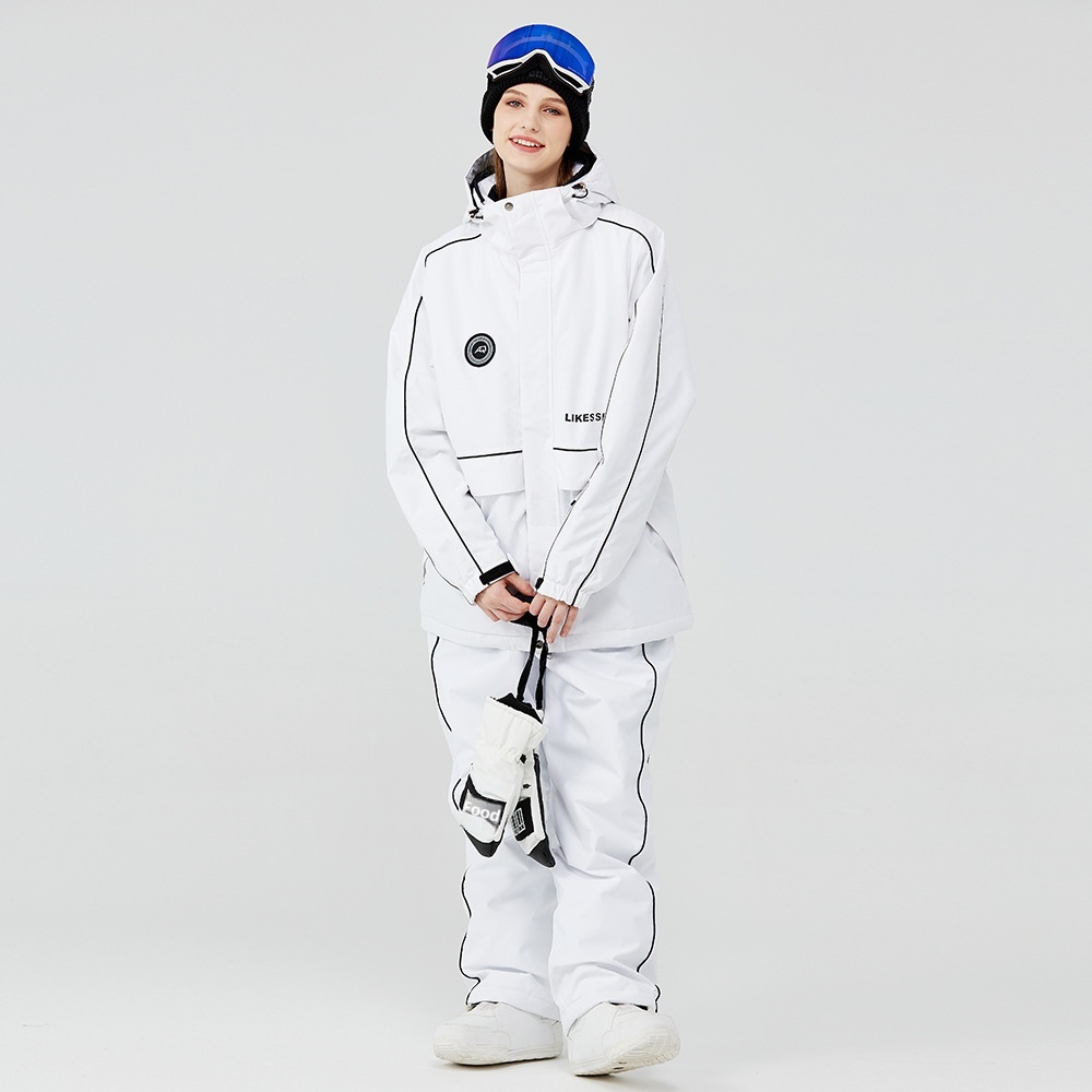 001 2023 For Men Women Winter Warm Thickened Ski Jacket And Pants Snowboard Suit New Cross-Border Model_voghion.com