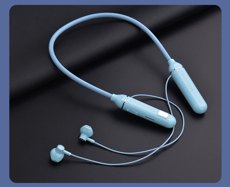 3c Wireless Auricolari Bluetooth con fascia da collo sportiva, display digitale, batteria a lunga durata, standby, alta potenza, cross-border_voghion.com