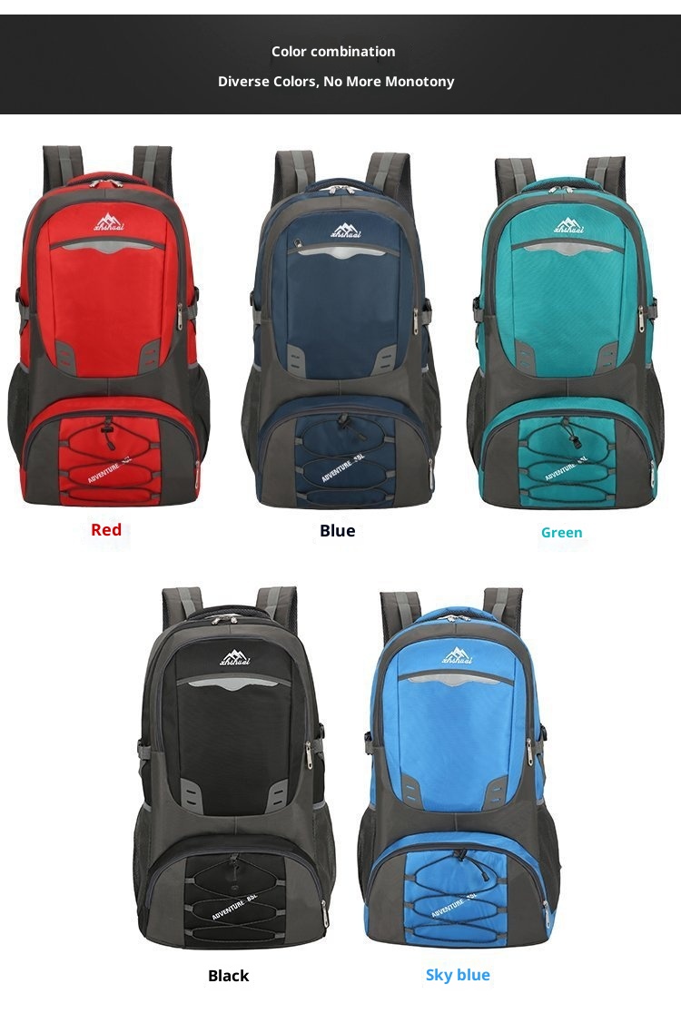 ActiveGo Factory Direct Outdoor Hiking Bag Large Capacity For Women And Men Korean Style Travel Backpack_voghion.com