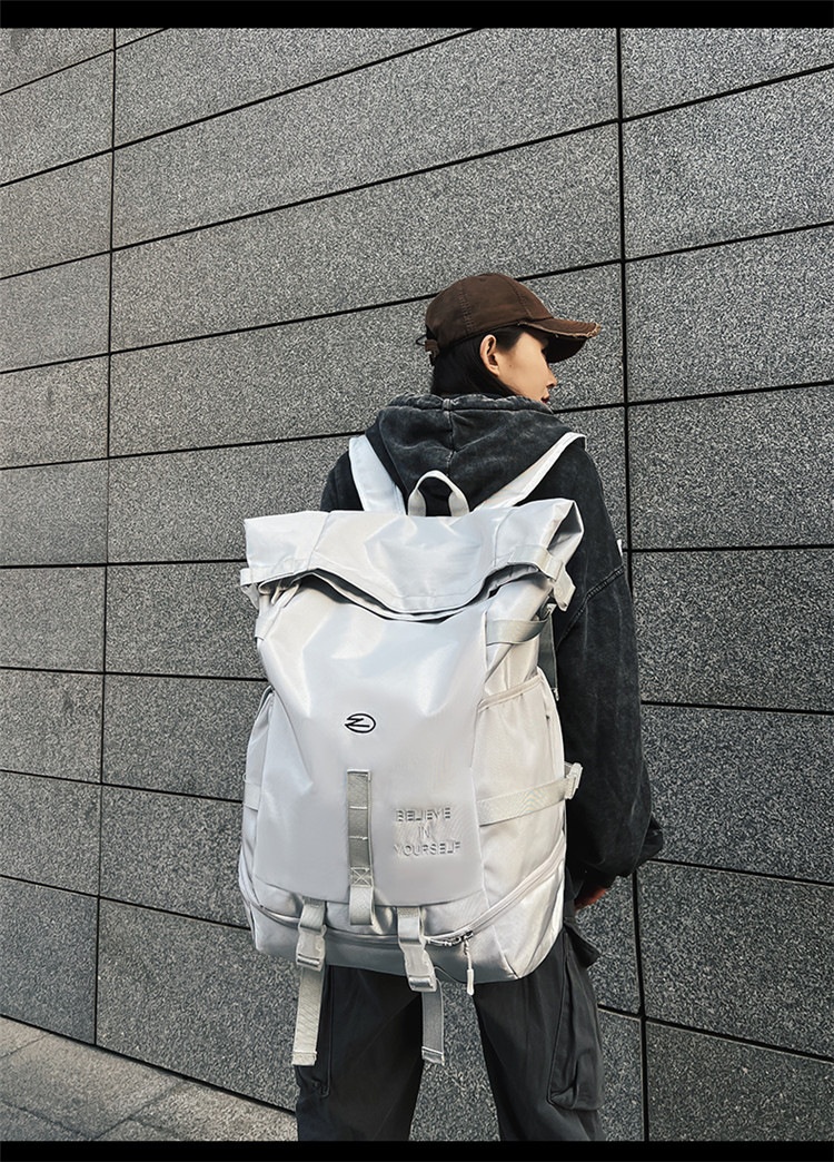 ActiveGo Large Capacity Backpack For Men, Functional Workwear Hiking Outdoor Travel Sports Backpack, Student School Bag,_voghion.com