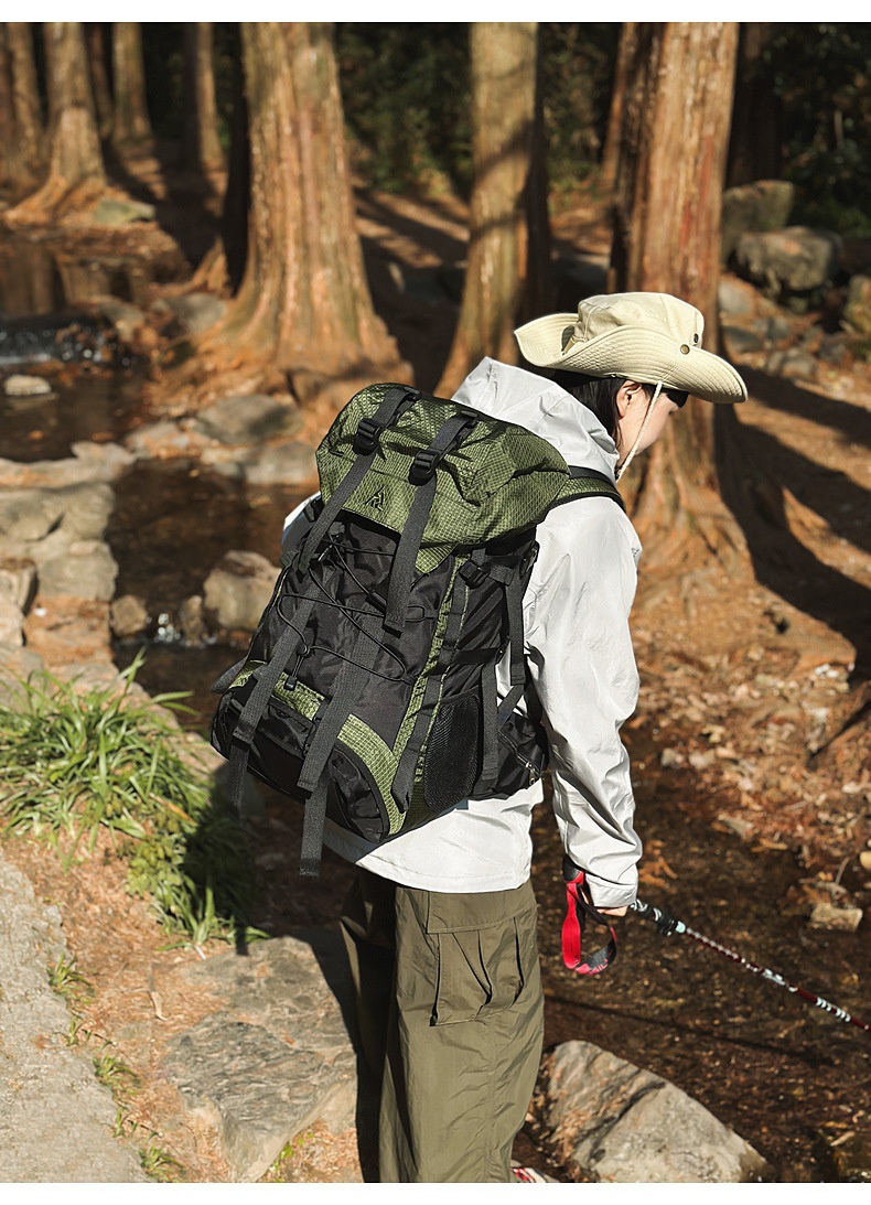 ActiveGo New Large Capacity Bag 55L Outdoor Waterproof Camping Long Distance Hiking Backpack Durable_voghion.com