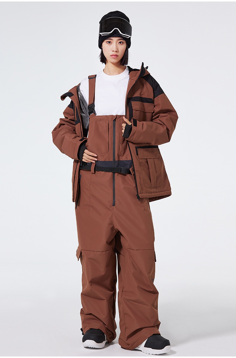 001 New Single Double Board Suit Set For Men Women, Winter Outdoor Waterproof Warm Ski Jacket And Pants, Cross-Border Style_voghion.com