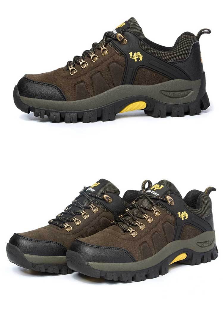 ShoeGlobe Outdoor Hiking Shoes For Men And Women, Sports Casual Trekking Non-Slip Waterproof Wear-Resistant Travel Fleece-Lined_voghion.com