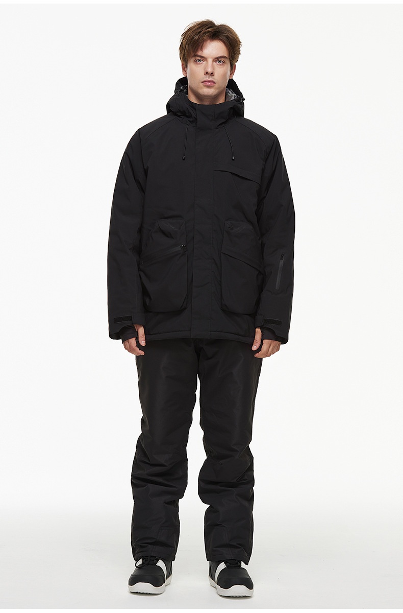 001 Suit Set For Men Women Winter Outdoor Windproof Waterproof Warm Thickened Snowboard And Ski Pants New Model_voghion.com