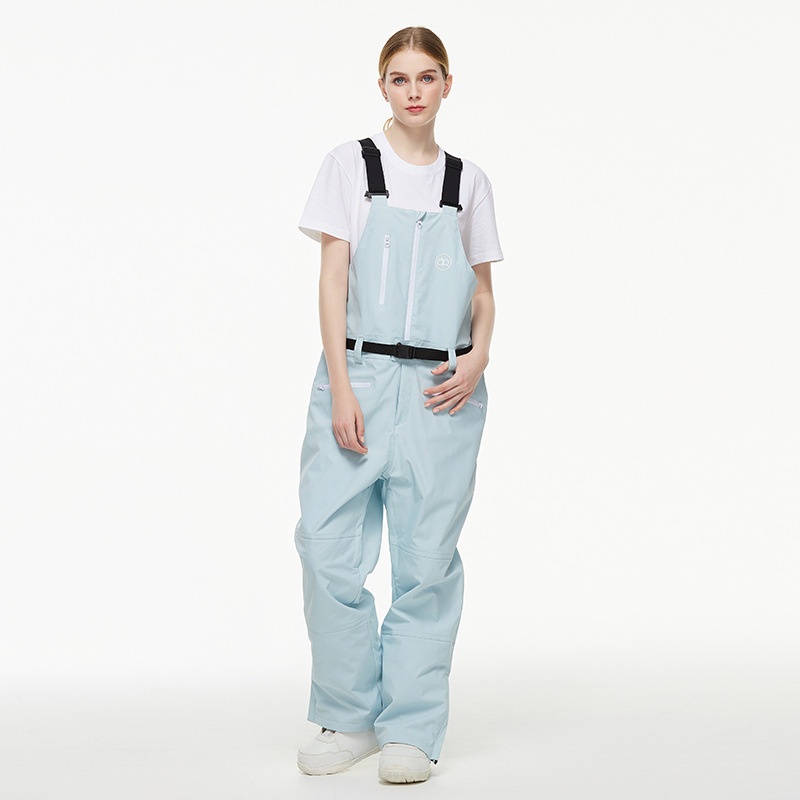 001 New One-Piece Men Women, Ski Pants, Waterproof Warm Season, Suitable For Snowboarding And Skiing, Bib Snow Pants_voghion.com