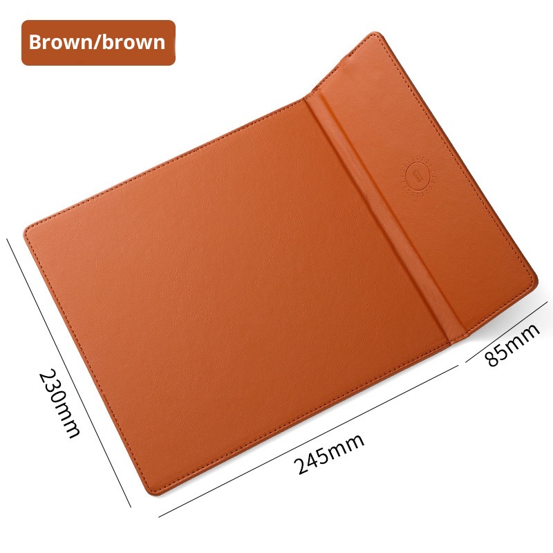 3c 15W Fast Office Waterproof Anti-Slip Small Computer Folding Multi-Functional Wireless Charging Stand Mouse Pad_voghion.com