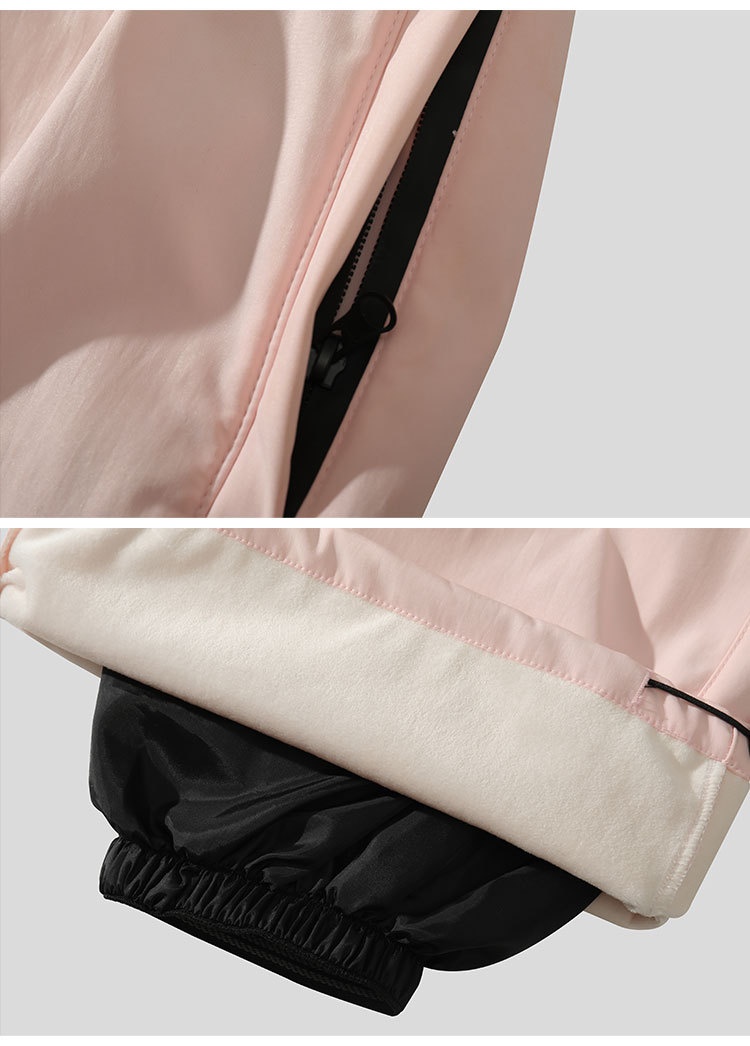 001 Meisjes felle kleuren waterafstotend winddicht fleece gevoerd warme ski-koppelstijl met sneeuwvanger outdoor wandelbroek_voghion.com