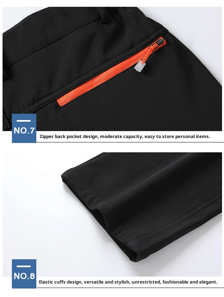 001 Cross-Border Outdoor Softshelljacke, mitteldick, warm, für Herbst und Winter, Skifahren, Bergsteigen, locker, winddicht, wasserdicht_voghion.com