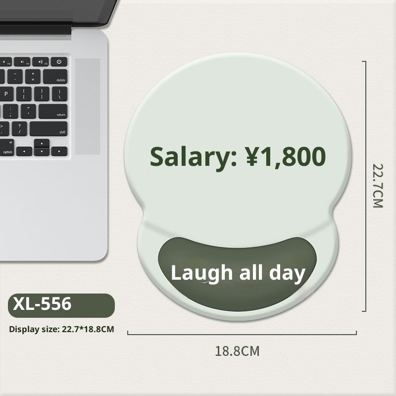 3c Rest Office Text Laptop Silicone Wrist Support Mouse Pad_voghion.com