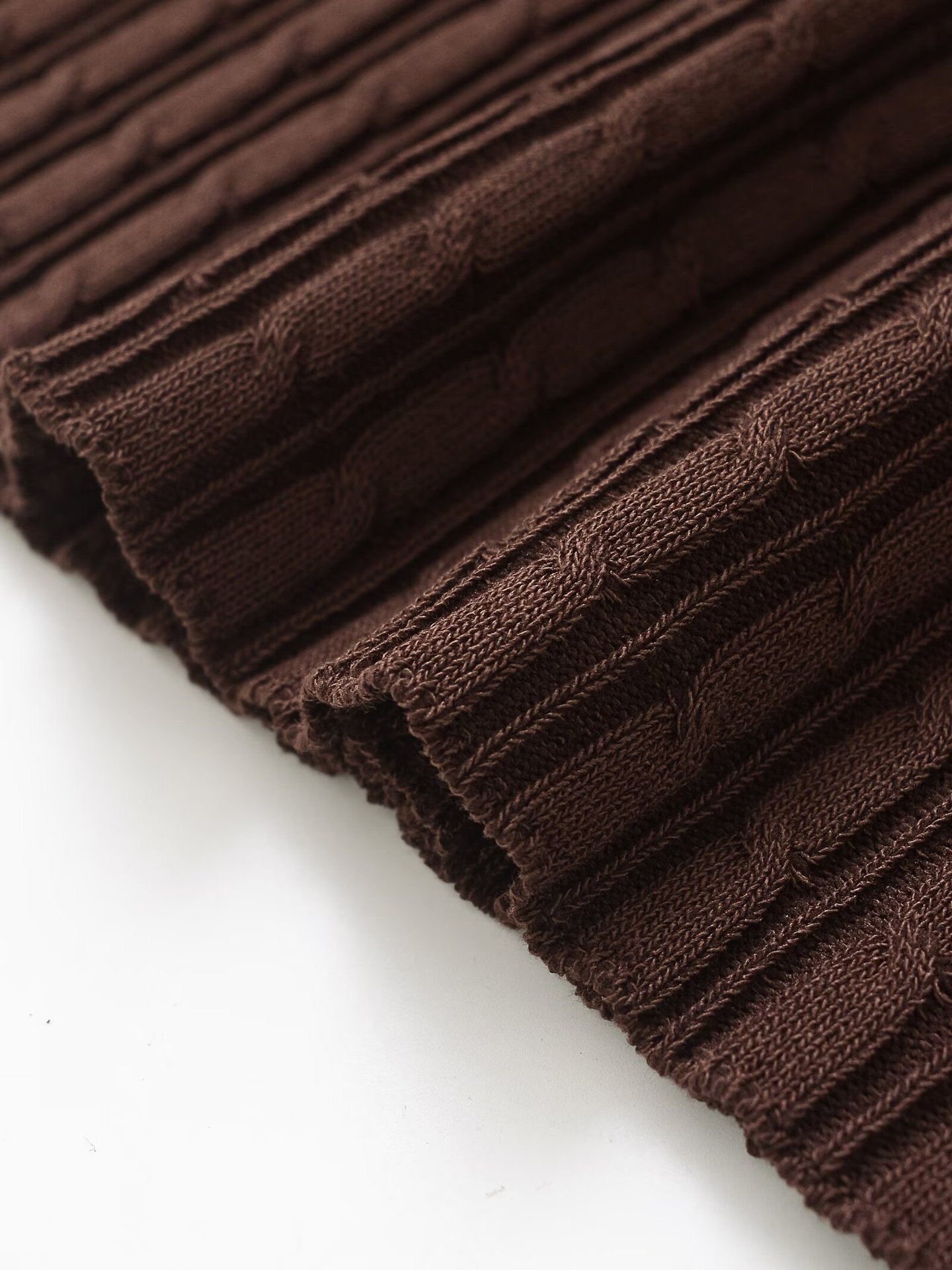 ChicShe Commercio estero transfrontaliero all'ingrosso Autunno Nuovo ZA Moda femminile Stile europeo e americano Mini maglia a otto fili_voghion.com