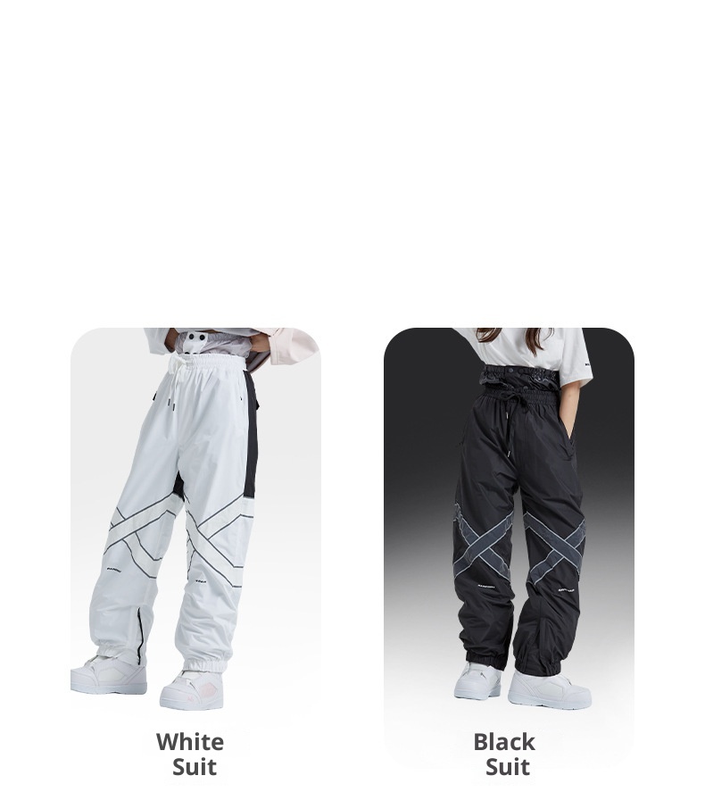 001 2023 Nuovi pantaloni da sci riflettenti caldi antivento da snowboard unisex per esterni, stile coppia, tendenza invernale_voghion.com