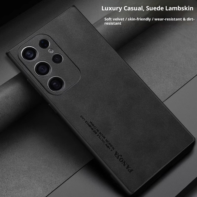 TechGlobe Suitable For Samsung S25 Phone Case New Sheepskin S24/S23 Ultra Ultra-thin Shockproof Protective Cover_voghion.com