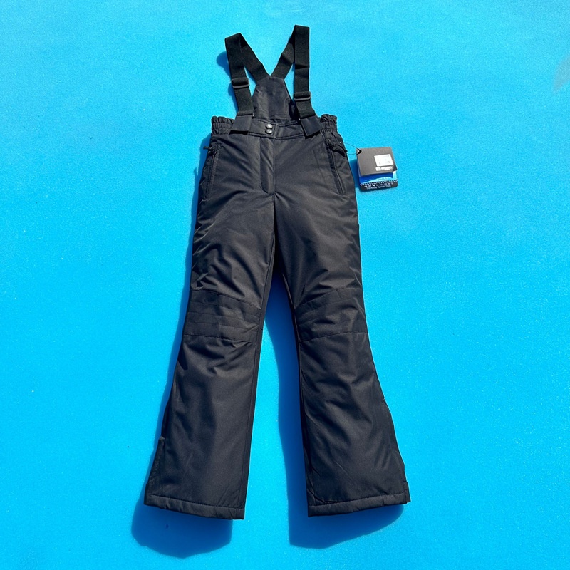 Pantalon de ski enfant 001, chaud, imperméable, coupe-vent et rembourré, avec bretelles, pour le ski en extérieur._voghion.com