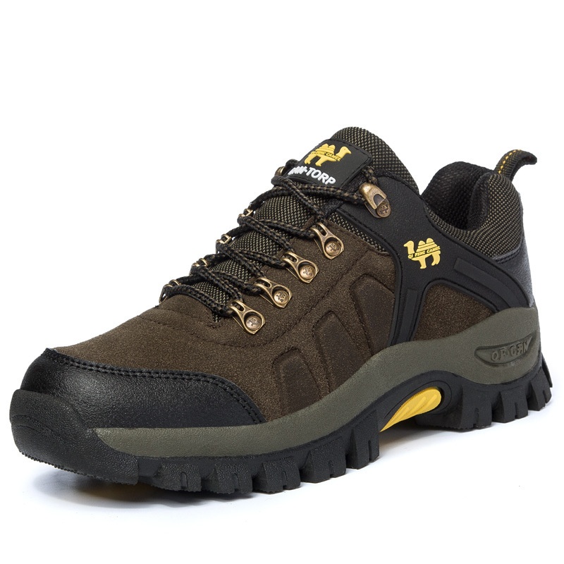 ShoeGlobe Outdoor Hiking Shoes For Men And Women, Sports Casual Trekking Non-Slip Waterproof Wear-Resistant Travel Fleece-Lined_voghion.com