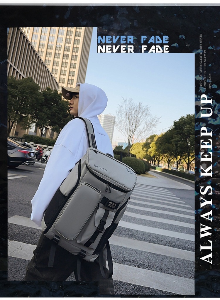 ActiveGo Nuovo Zaino Sportivo da Badminton per Uomo Grande Capacità Multiuso Borsa da Viaggio per Escursionismo all'Aperto Resistente all'Acqua_voghion.com