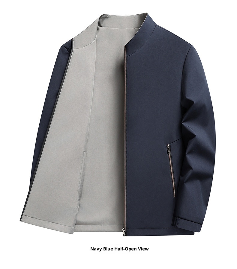 7045555501<2 QFV507045555501<2 Giacca in tinta unita, cappotto, di alta qualità, casual, versatile, dirigenziale, primaverile, abbigliamento da uomo d'affari di alta qualità, all'ingrosso_voghion.com