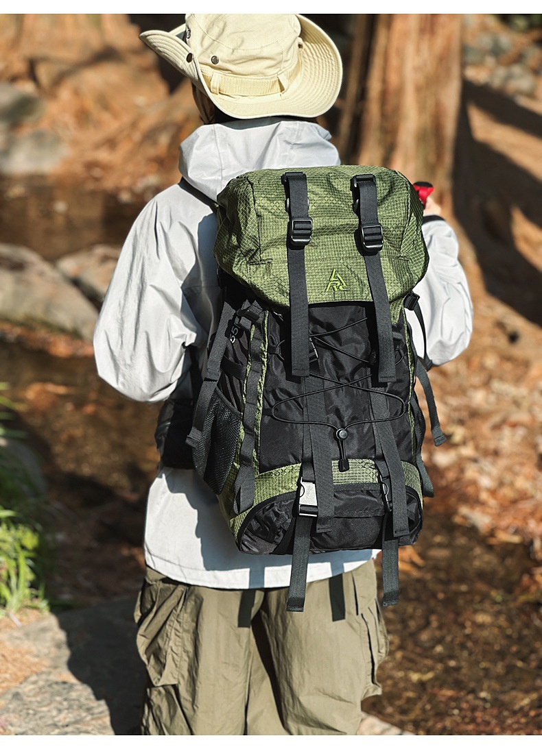 ActiveGo New Large Capacity Bag 55L Outdoor Waterproof Camping Long Distance Hiking Backpack Durable_voghion.com