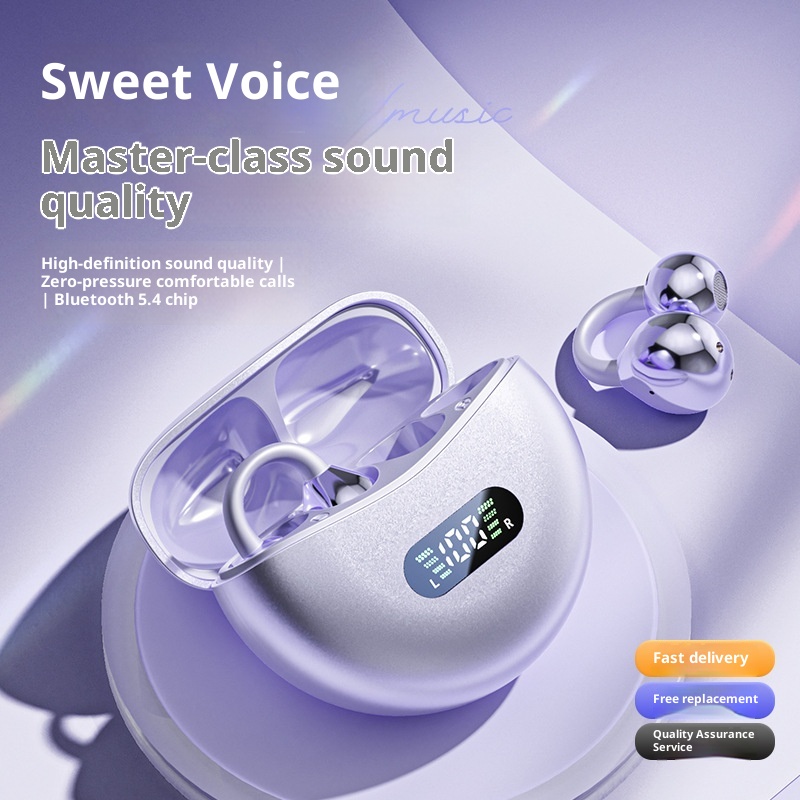 3c Nieuwe open-ear Bluetooth-oortelefoons Echt draadloos Clip-on Air Bone Conduction Lange batterijduur Hoge geluidskwaliteit Privé_voghion.com