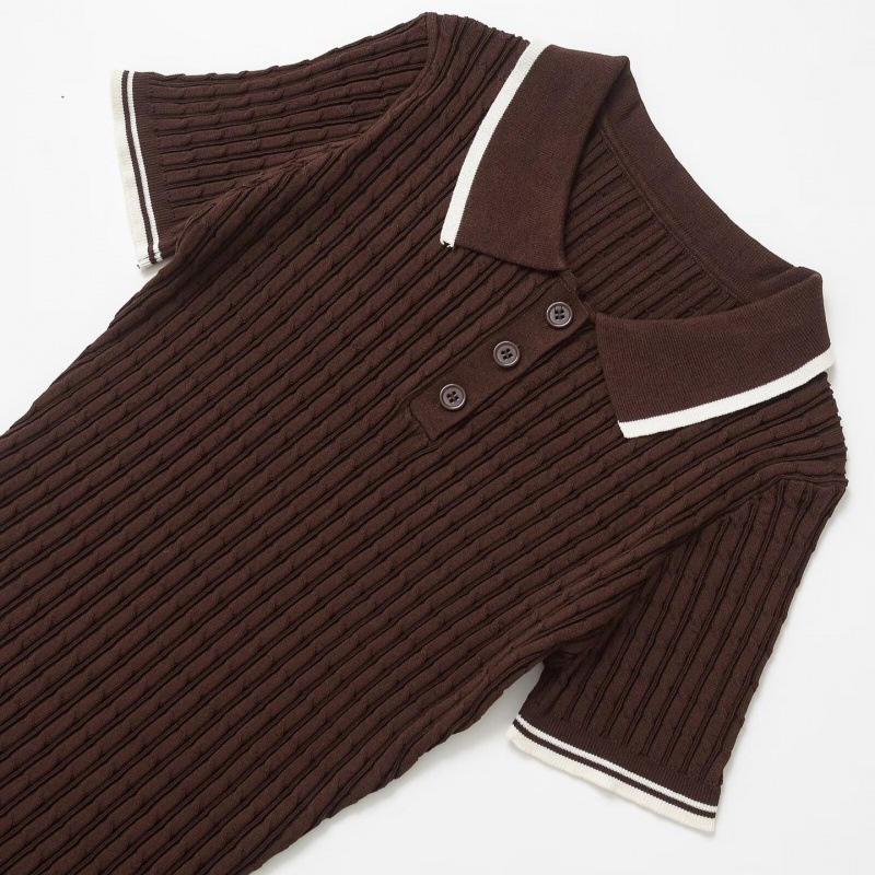 ChicShe Commercio estero transfrontaliero all'ingrosso Autunno Nuovo ZA Moda femminile Stile europeo e americano Mini maglia a otto fili_voghion.com