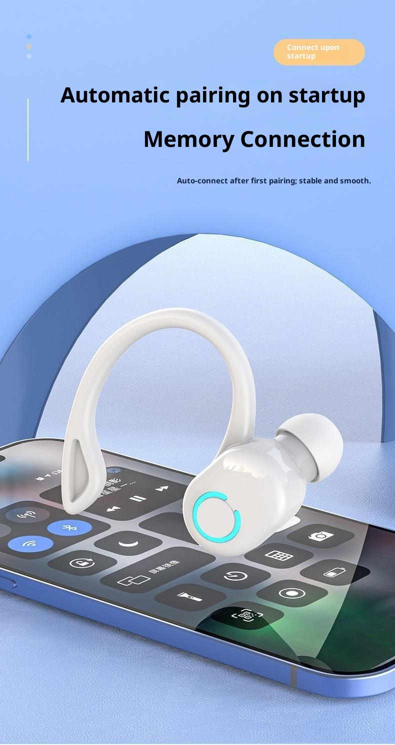3c Cross-Border S10 Bluetooth Earphones Mini Business In-Ear Ear Hook Low Power Consumption Long Battery Life Wholesale_voghion.com