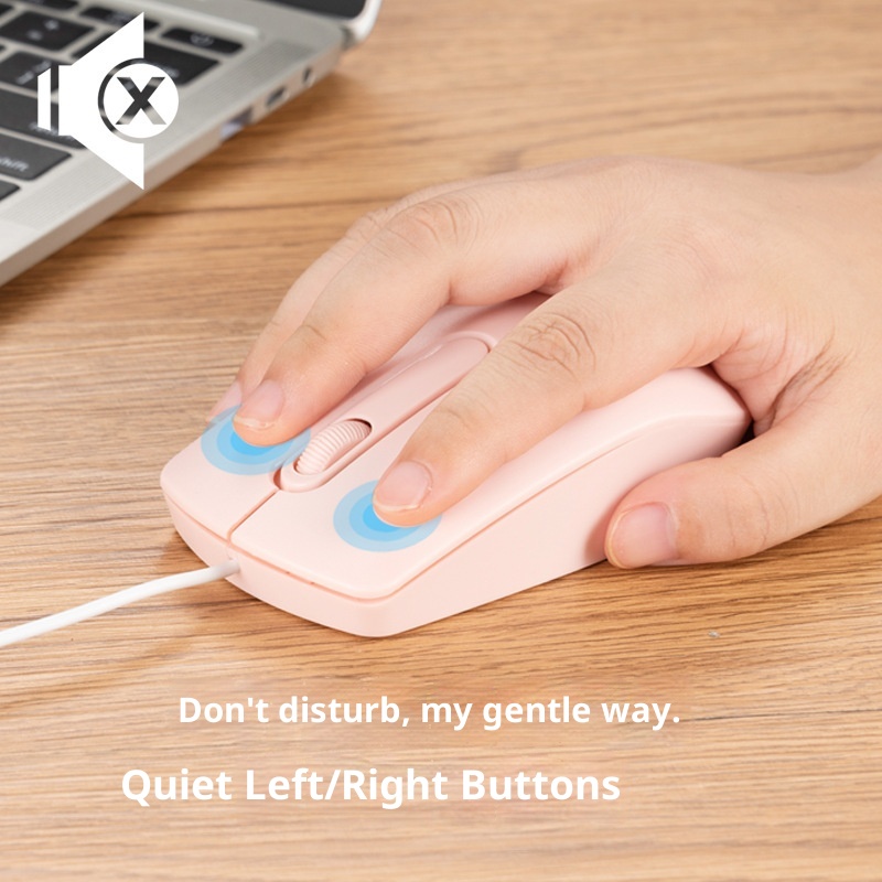 Techglobe New Private Model Wired Gaming Laptop Desktop Office Mouse Silent Design_voghion.com