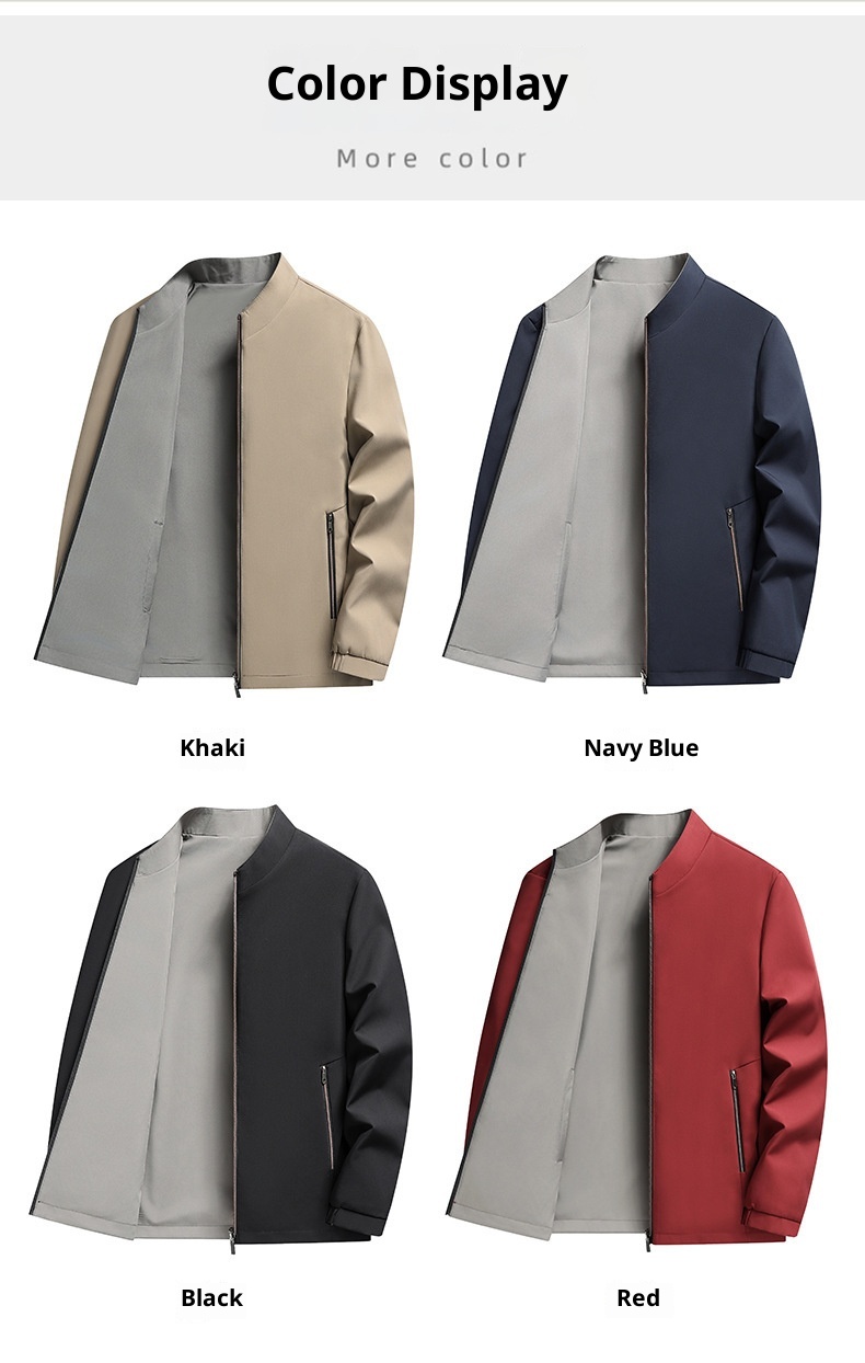 7045555501<2 QFV507045555501<2 Giacca in tinta unita, cappotto, di alta qualità, casual, versatile, dirigenziale, primaverile, abbigliamento da uomo d'affari di alta qualità, all'ingrosso_voghion.com