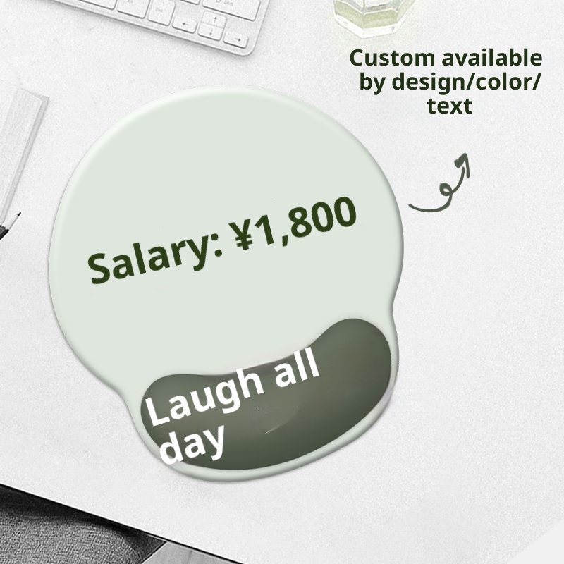 3c Rest Office Text Laptop Silicone Wrist Support Mouse Pad_voghion.com