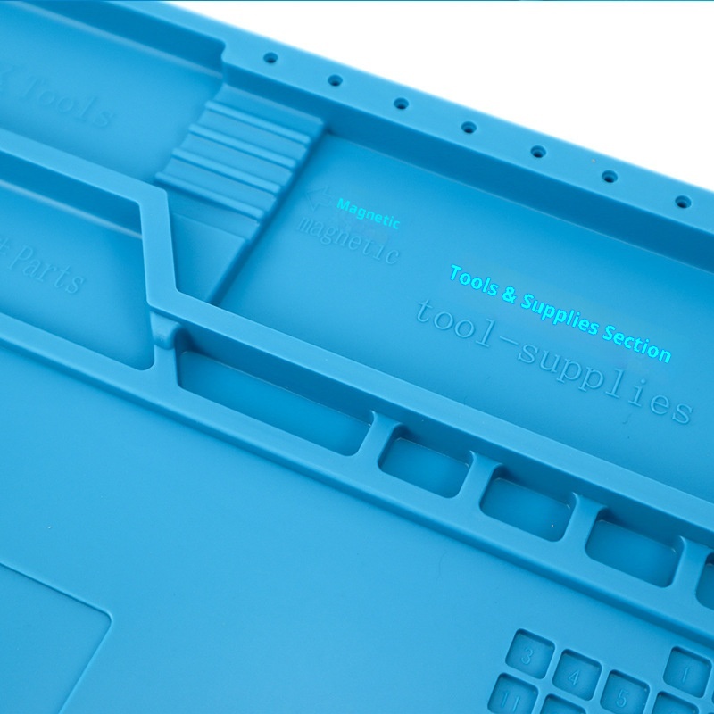 Banco da lavoro per riparazione di telefoni cellulari e computer 3c, isolamento termico, saldatura resistente alle alte temperature, silicone magnetico_voghion.com