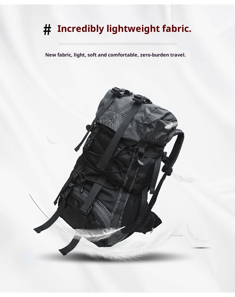 ActiveGo New Large Capacity Bag 55L Outdoor Waterproof Camping Long Distance Hiking Backpack Durable_voghion.com