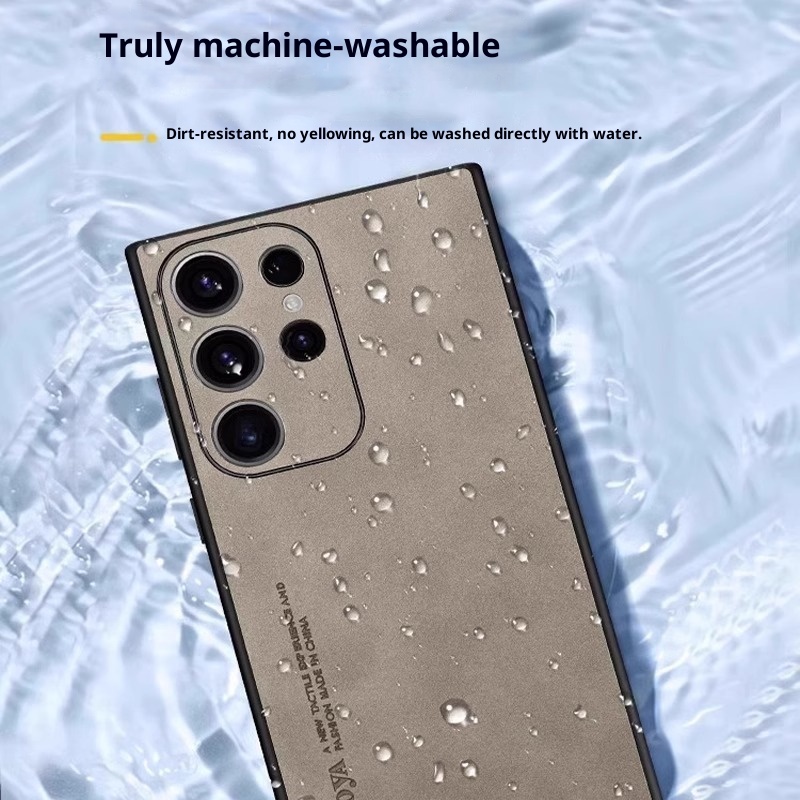 TechGlobe Suitable For Samsung S25 Phone Case New Sheepskin S24/S23 Ultra Ultra-thin Shockproof Protective Cover_voghion.com